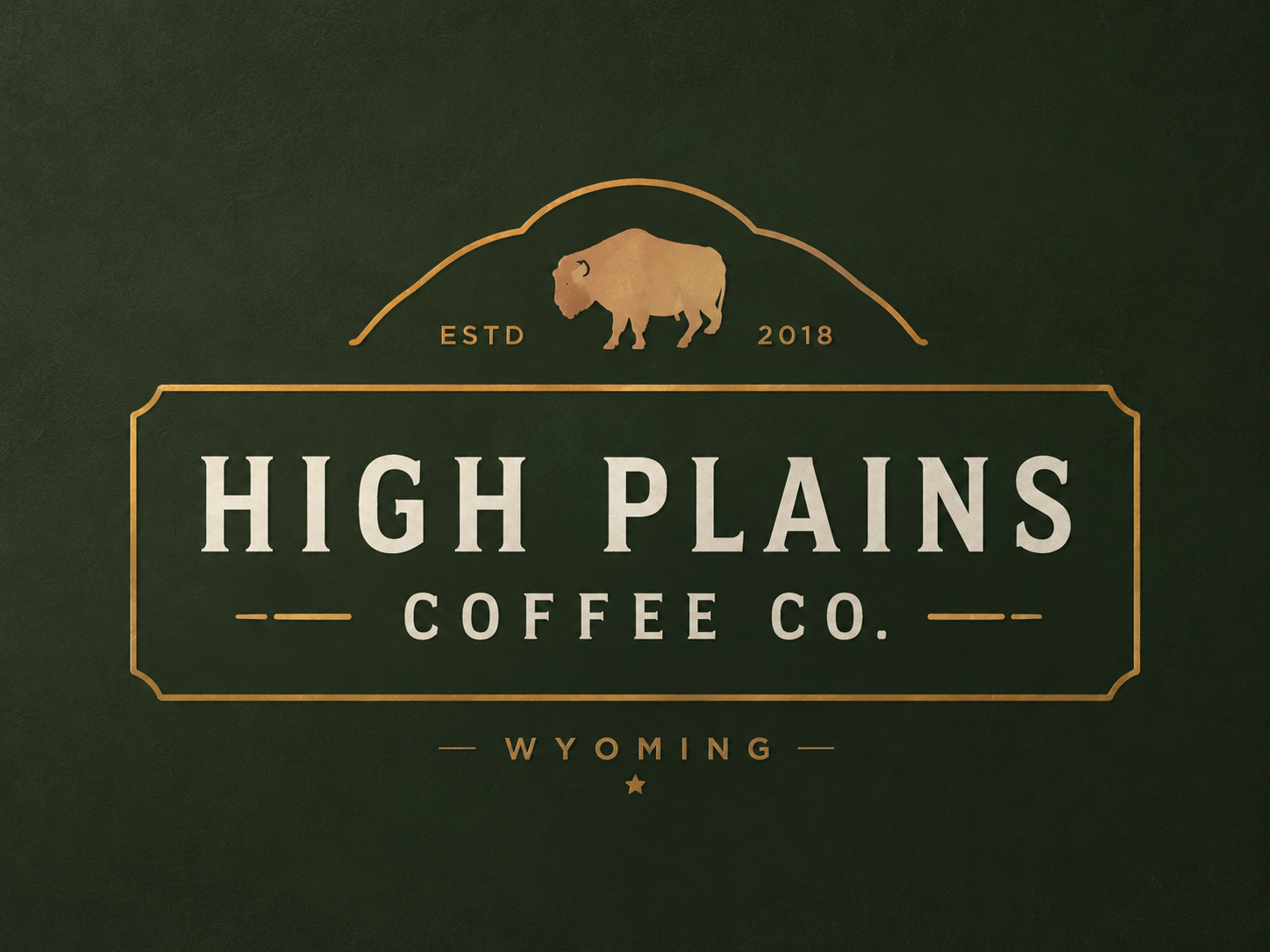 High Plains Coffee Co. branding
